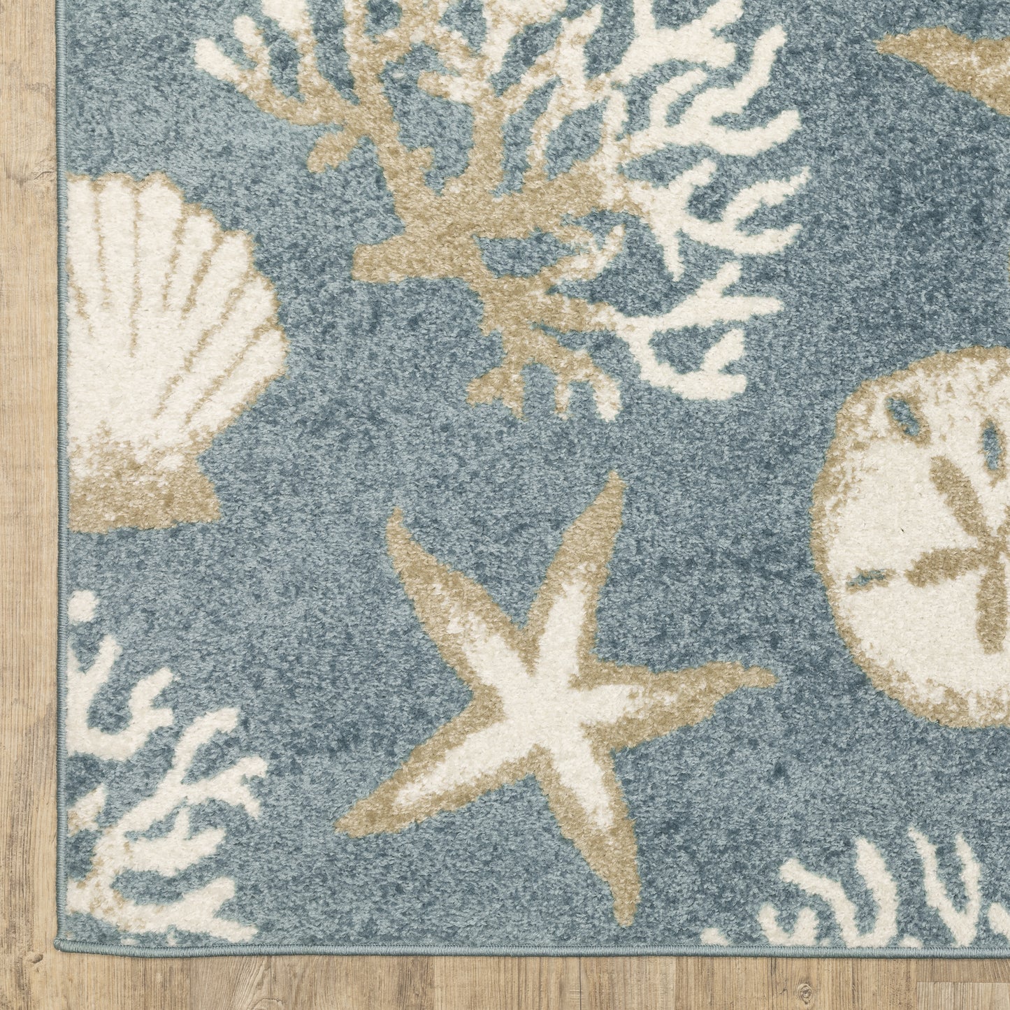 Oriental Weavers Quinn  Blue Beige Novelty