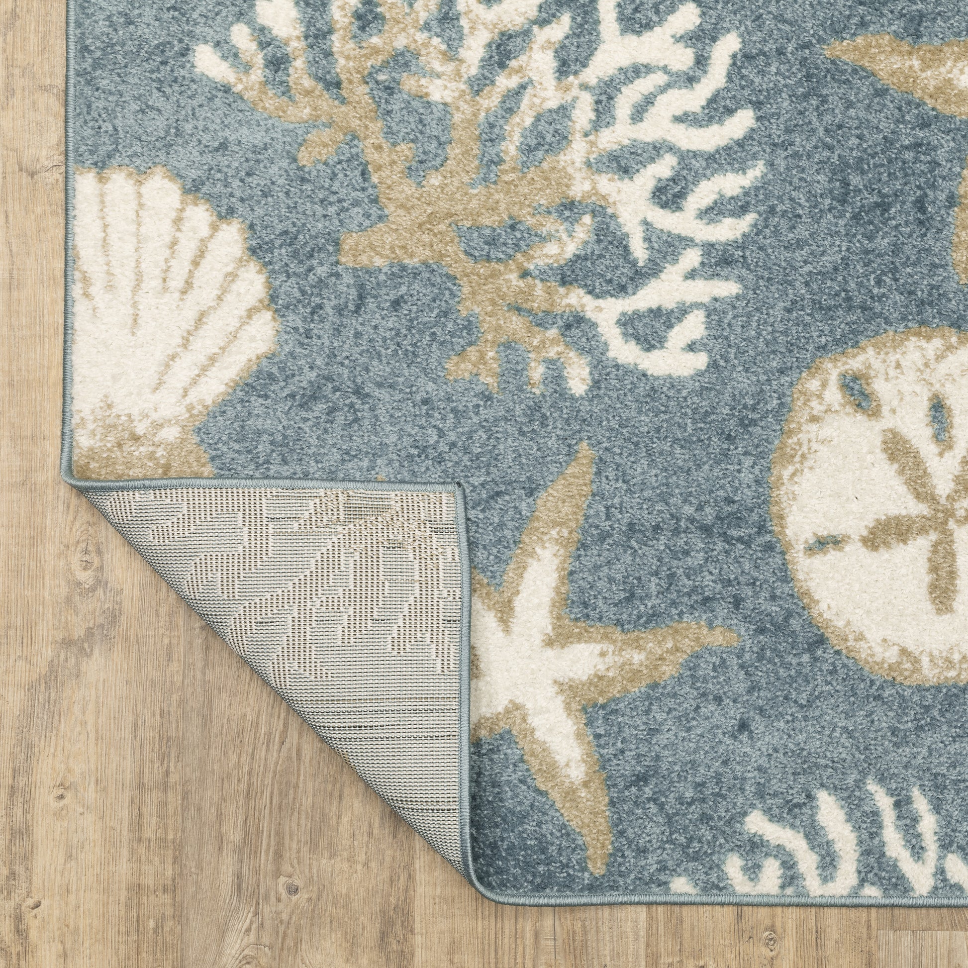 Oriental Weavers Quinn  Blue Beige Novelty