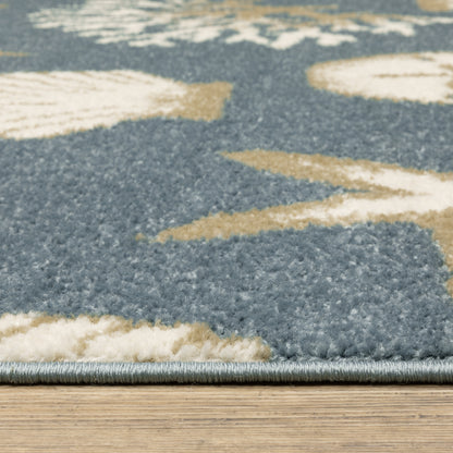 Oriental Weavers Quinn  Blue Beige Novelty