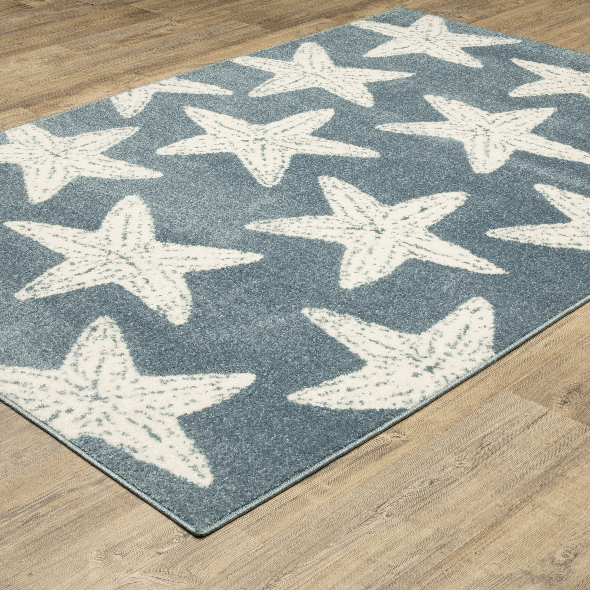 Oriental Weavers Quinn  Blue Ivory Novelty