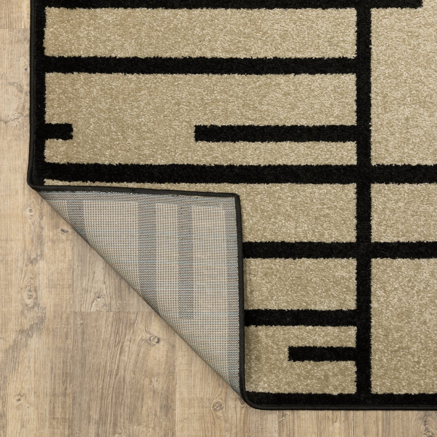 Oriental Weavers Quinn  Beige Black Modern