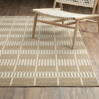 Oriental Weavers Quinn  Beige Ivory Scandinavian