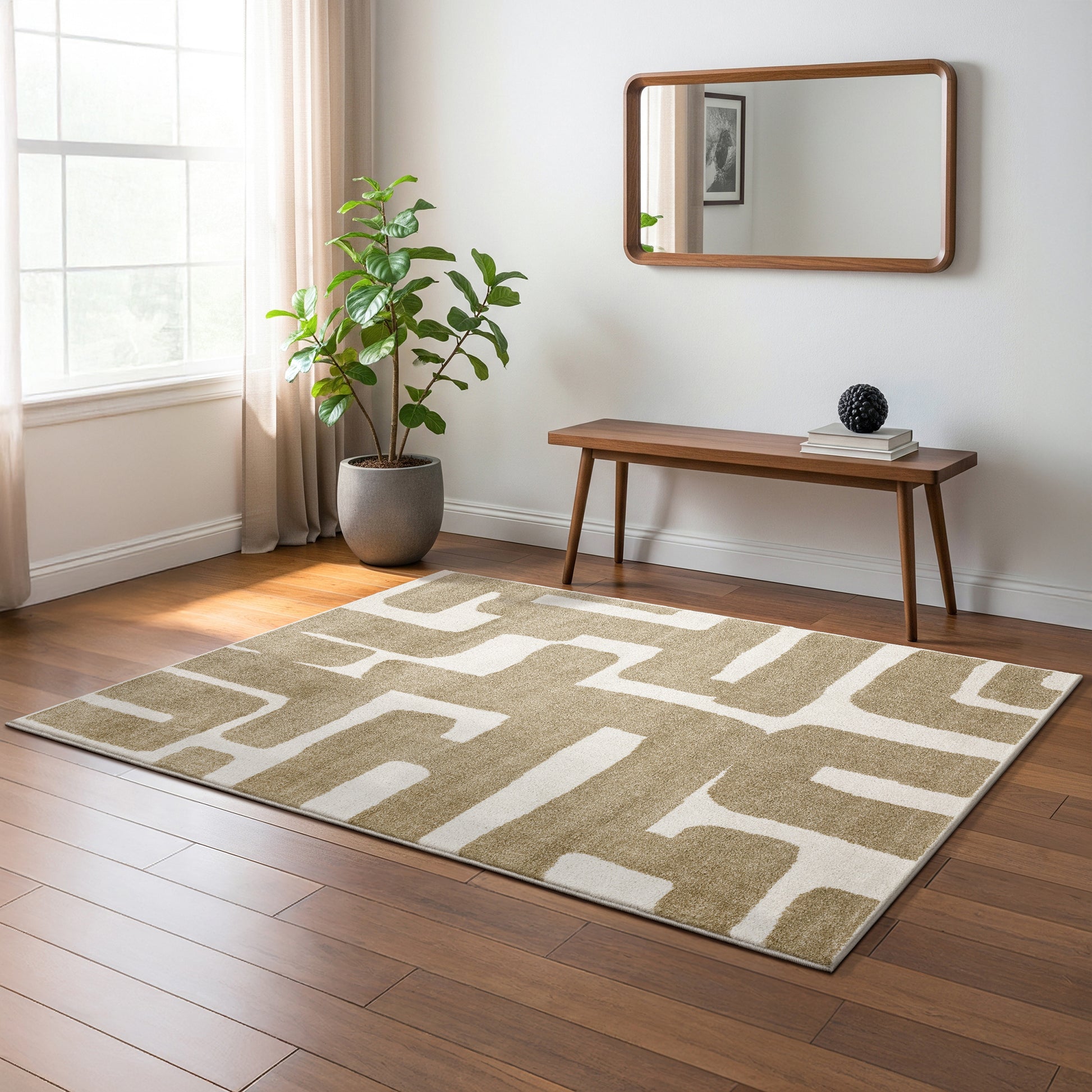 Oriental Weavers Quinn  Beige Ivory Modern