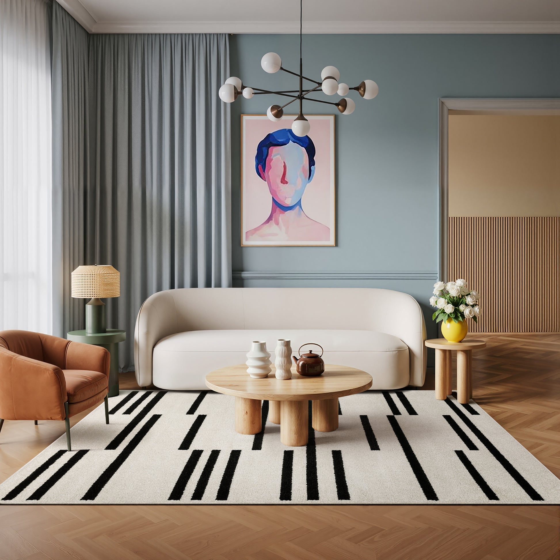 Oriental Weavers Quinn  Beige Black Modern