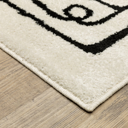 Oriental Weavers Quinn  Beige Black Modern