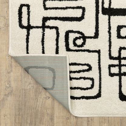 Oriental Weavers Quinn  Beige Black Modern