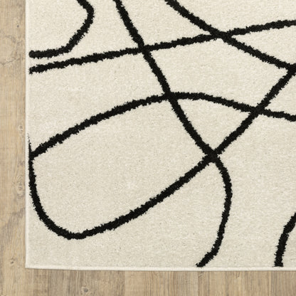 Oriental Weavers Quinn  Beige Black Modern