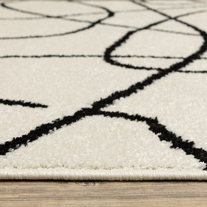 Oriental Weavers Quinn  Beige Black Modern