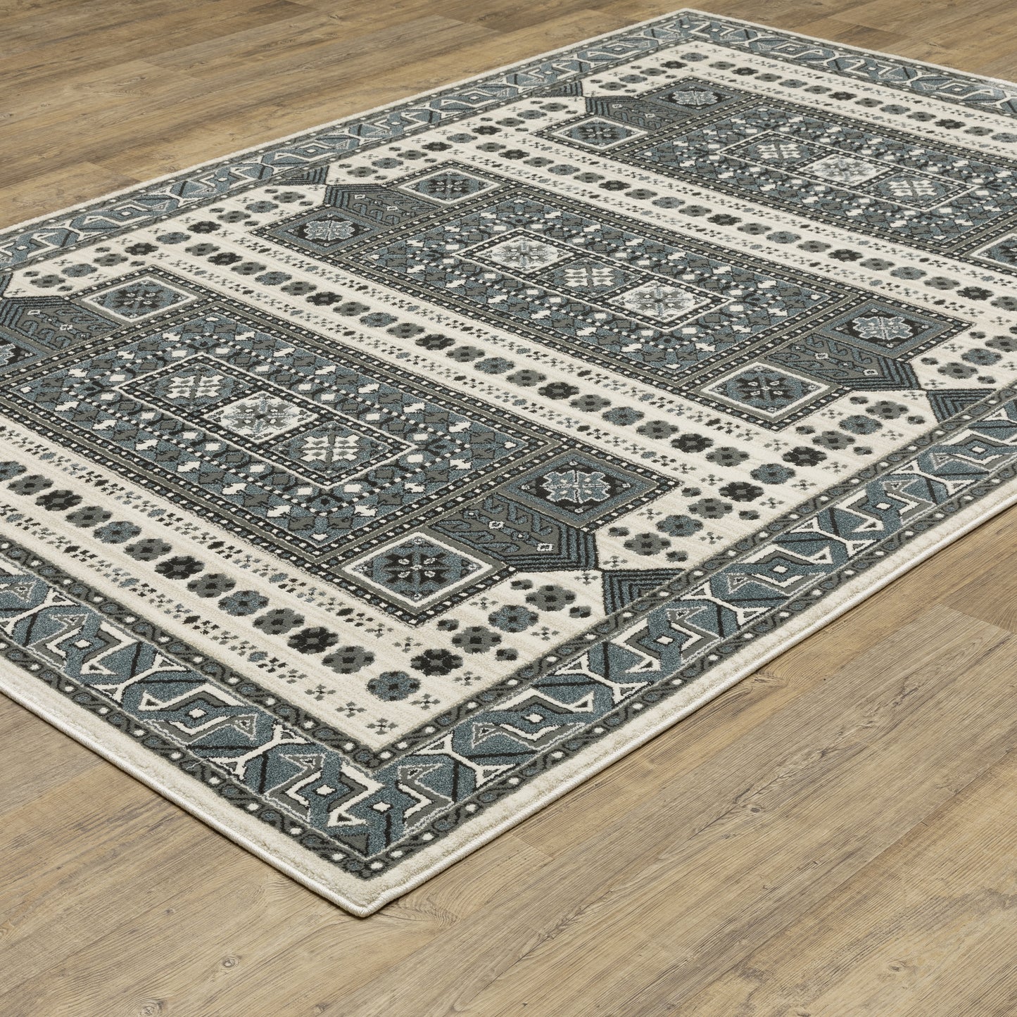 Oriental Weavers Raylan  Grey Blue Global