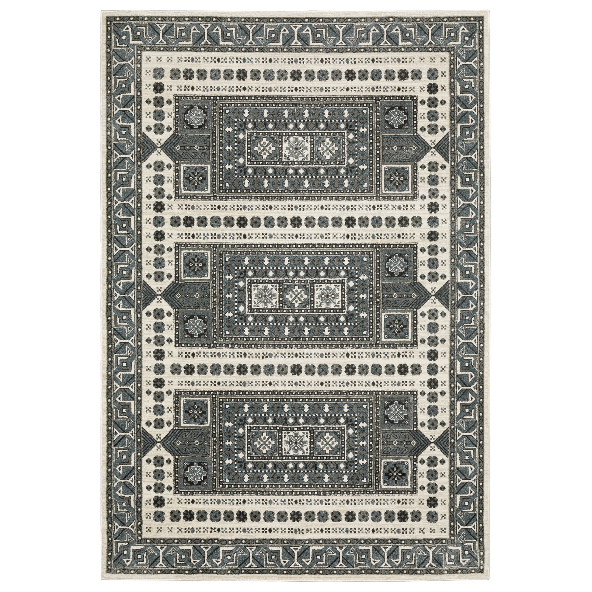 Oriental Weavers Raylan  Grey Blue Global