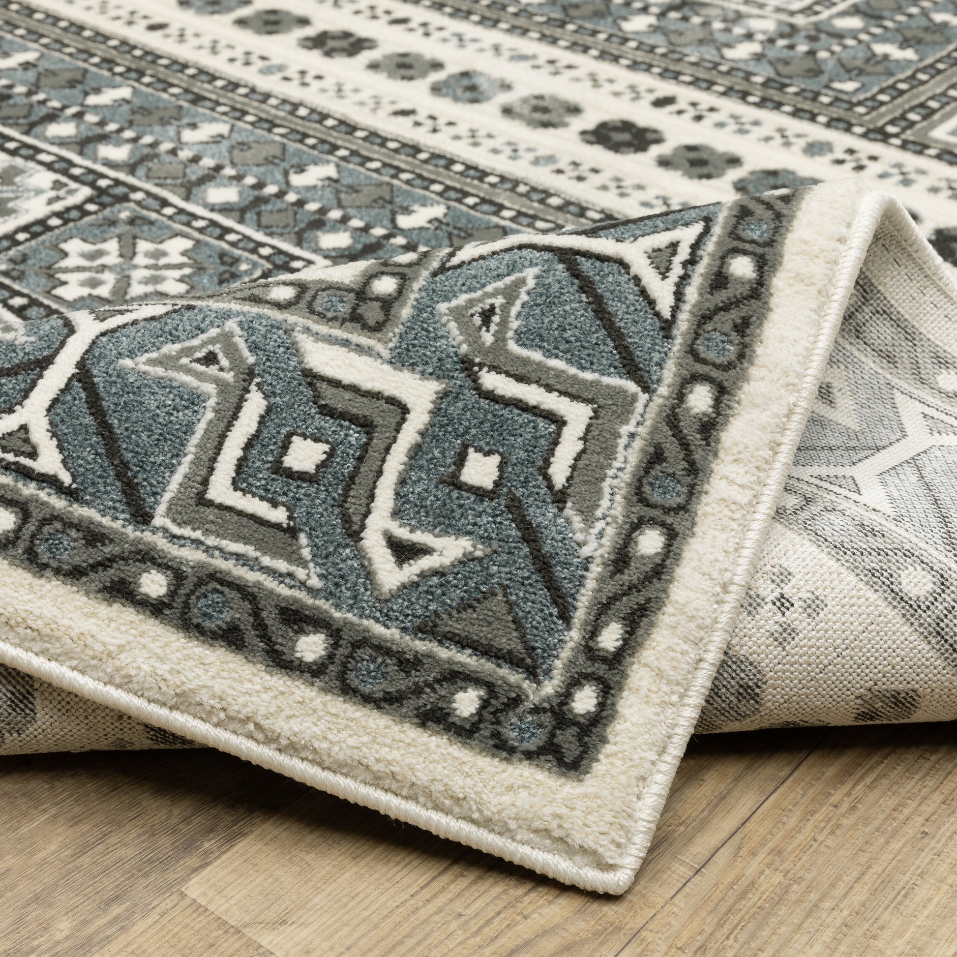 Oriental Weavers Raylan  Grey Blue Global