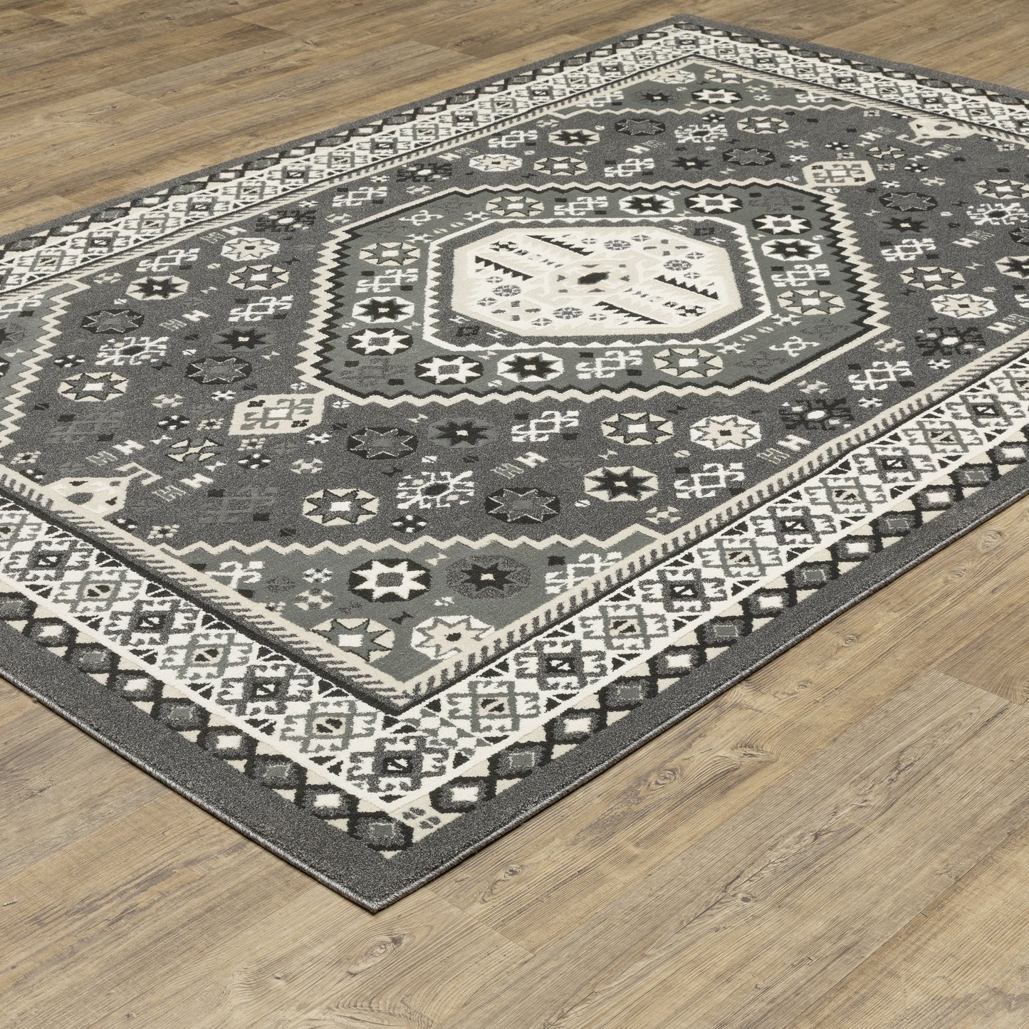 Oriental Weavers Raylan  Grey Ivory Traditional
