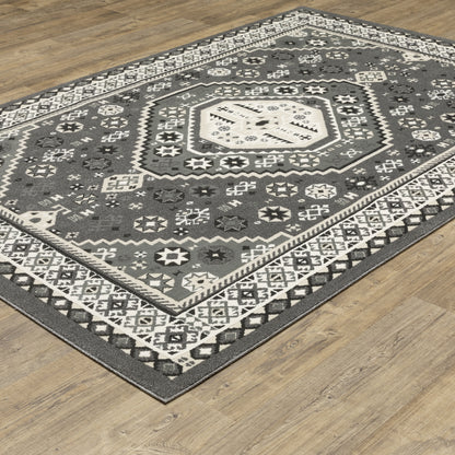 Oriental Weavers Raylan  Grey Ivory Traditional