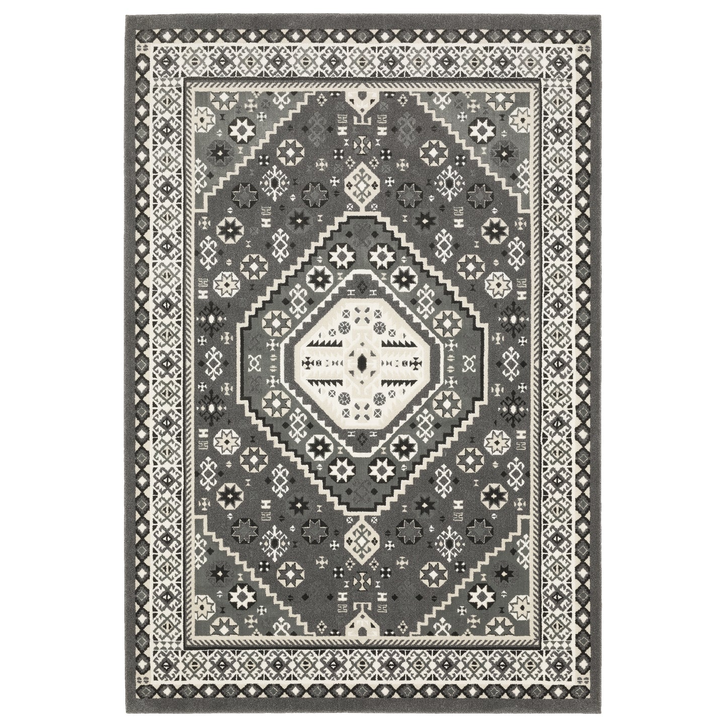 Oriental Weavers Raylan  Grey Ivory Traditional
