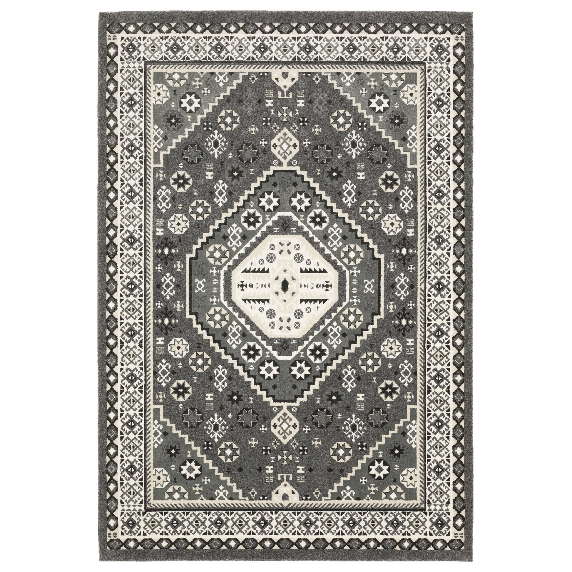 Oriental Weavers Raylan  Grey Ivory Traditional