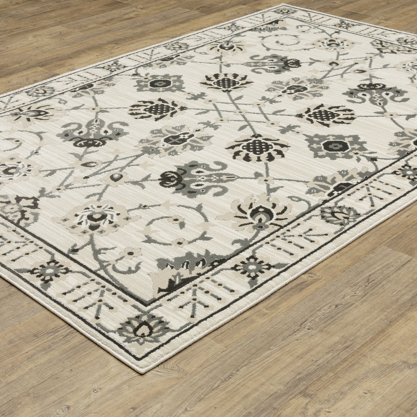 Oriental Weavers Raylan  Ivory Grey Traditional