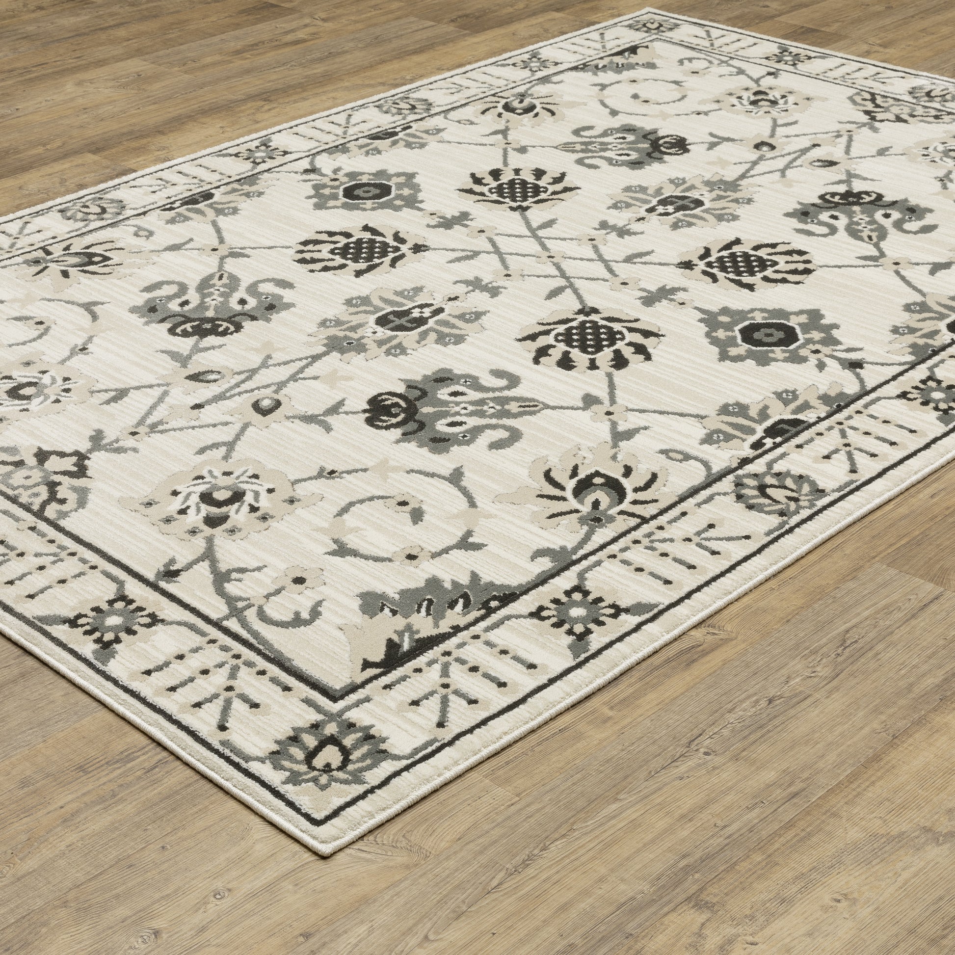 Oriental Weavers Raylan  Ivory Grey Traditional