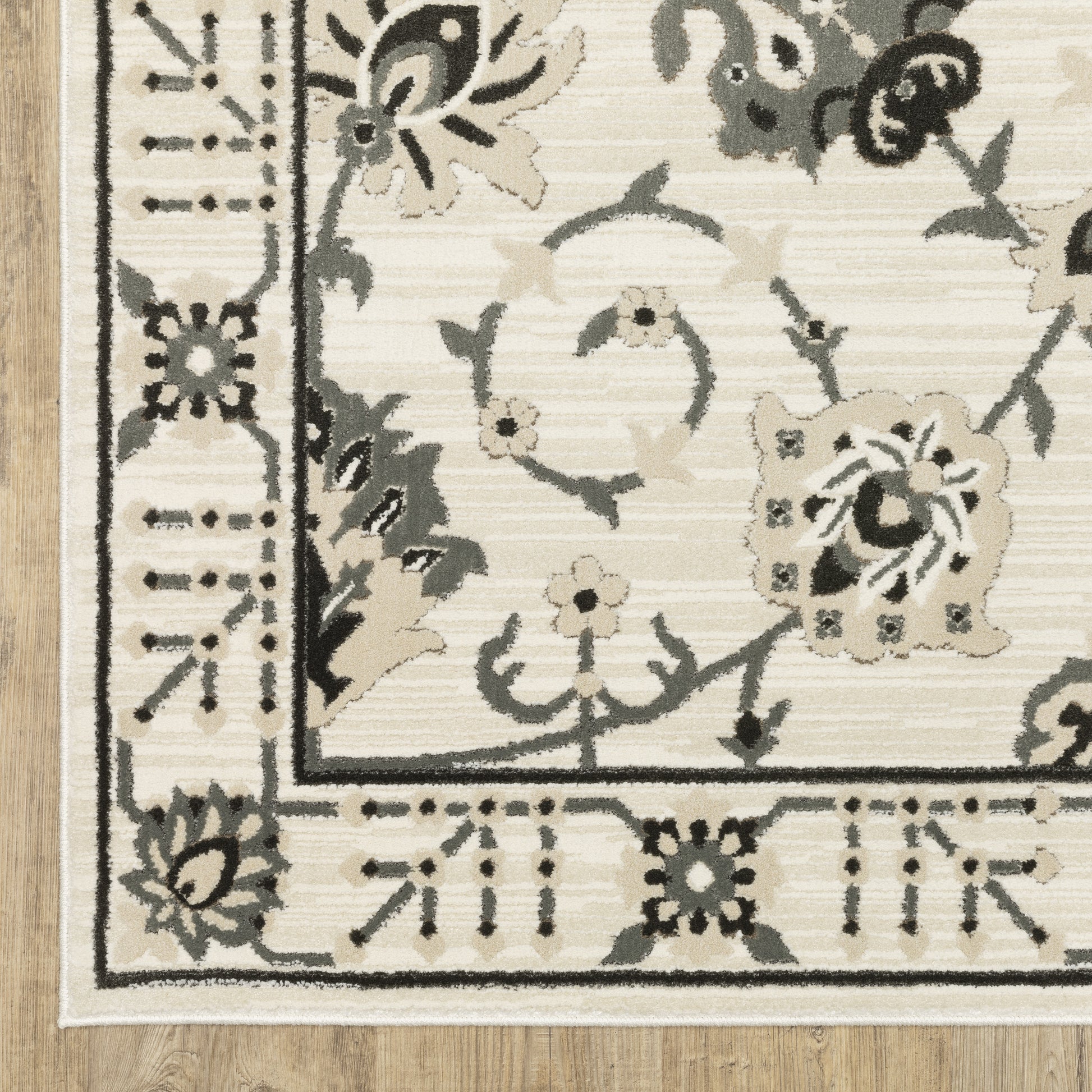 Oriental Weavers Raylan  Ivory Grey Traditional