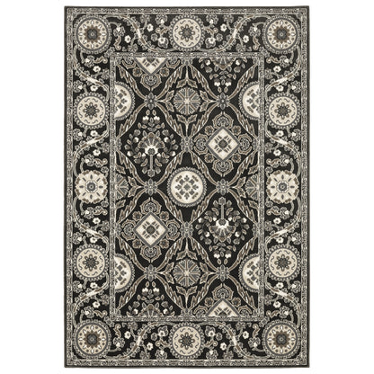 Oriental Weavers Raylan  Charcoal Grey Traditional