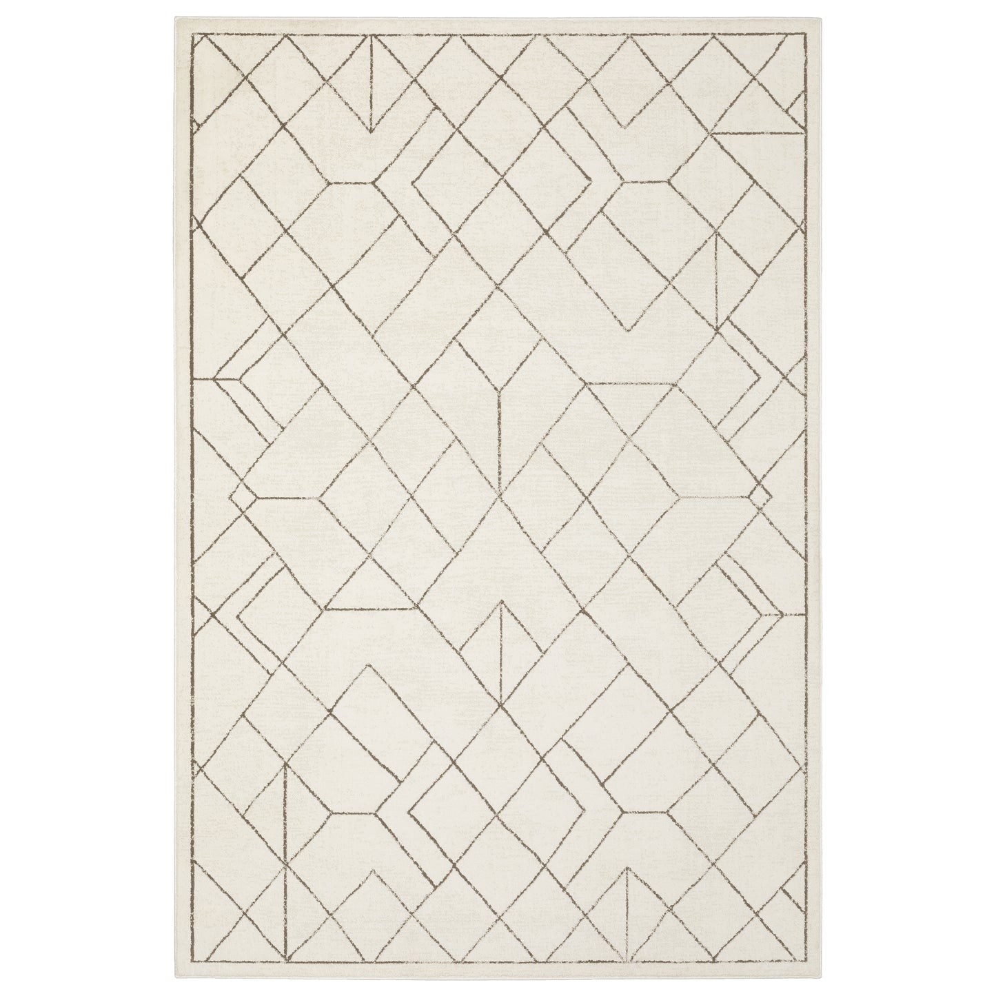 Oriental Weavers Raylan  Ivory Taupe Modern & Contemporary