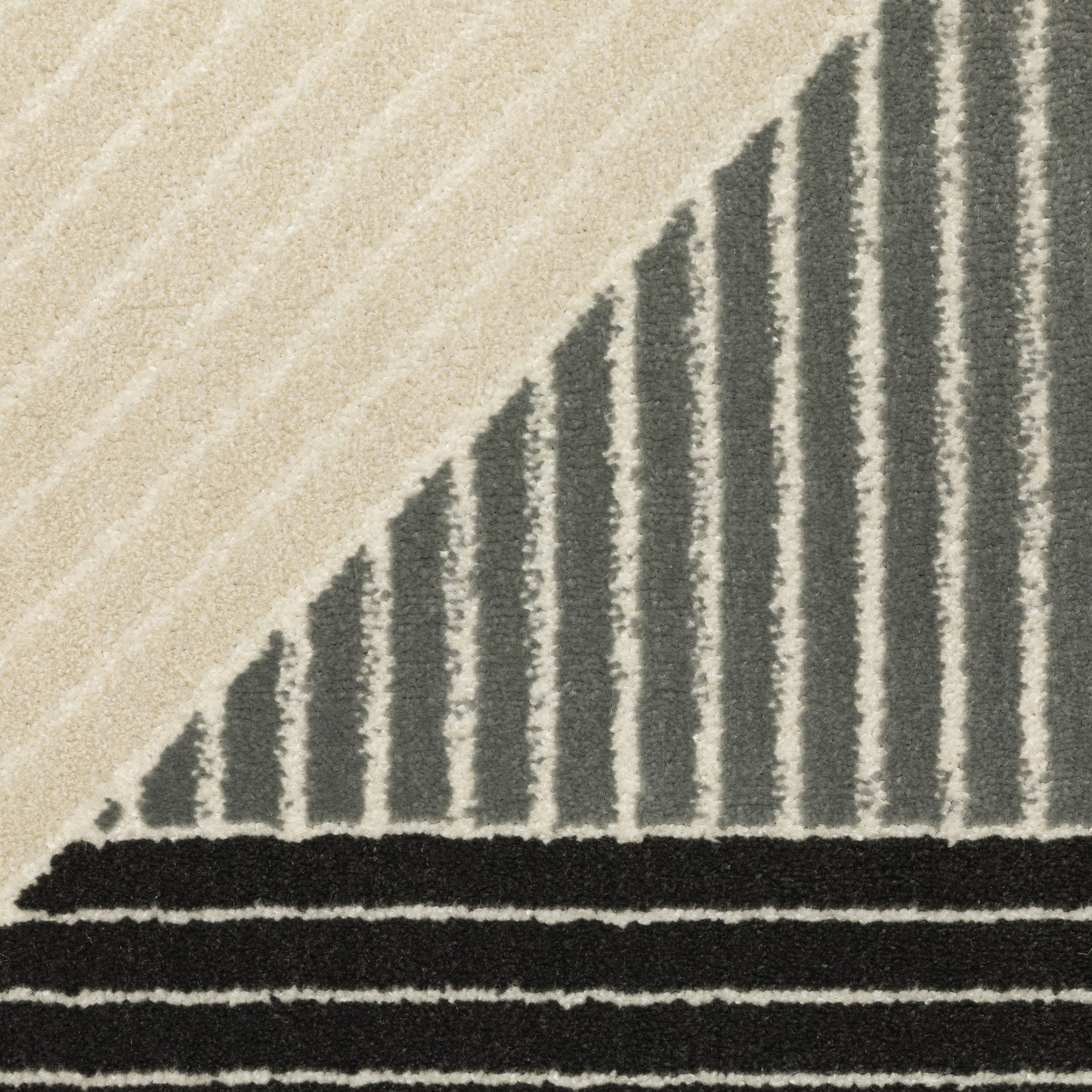 Oriental Weavers Raylan  Ivory Black Modern & Contemporary