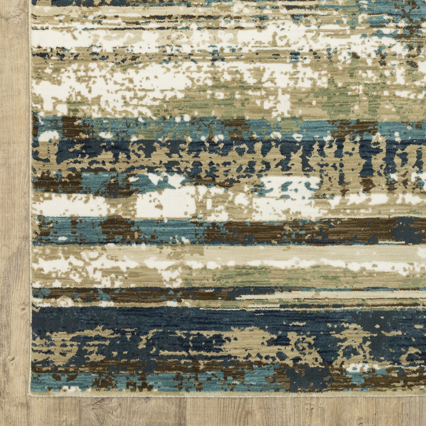 Oriental Weavers Reed  Beige Blue Modern & Contemporary