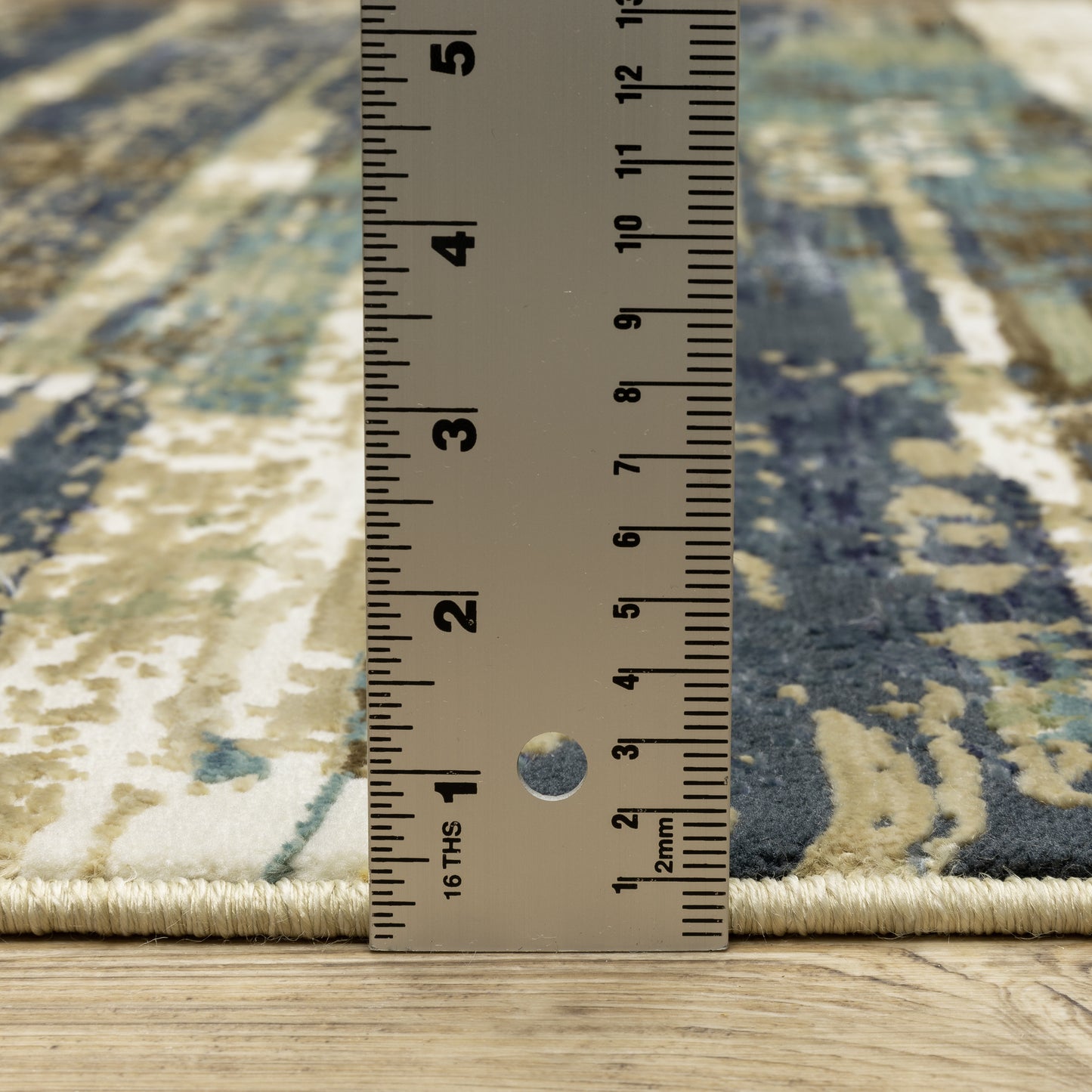 Oriental Weavers Reed  Beige Blue Modern & Contemporary