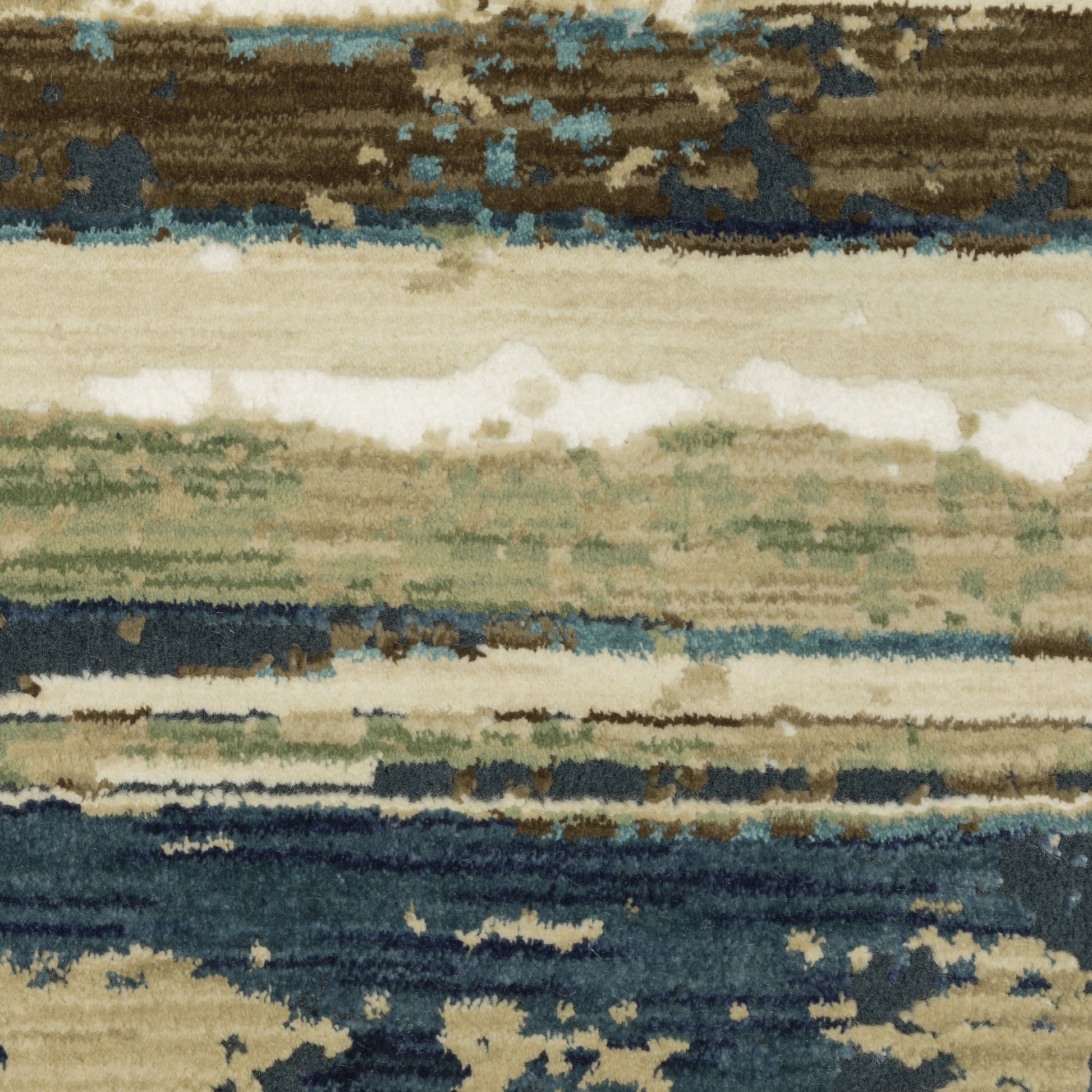 Oriental Weavers Reed  Beige Blue Modern & Contemporary
