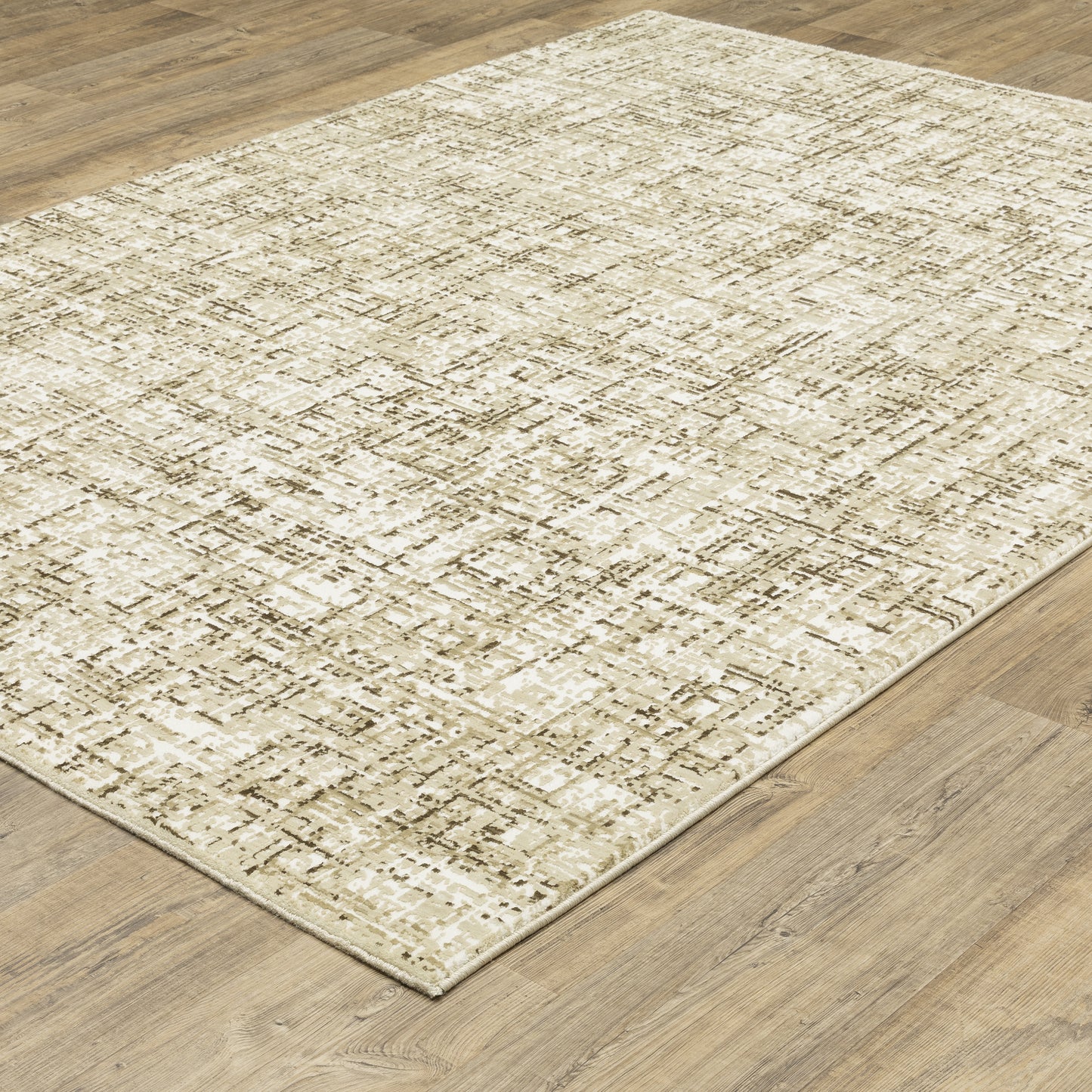 Oriental Weavers Reed  Ivory Brown Modern & Contemporary