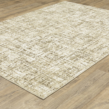 Oriental Weavers Reed  Ivory Brown Modern & Contemporary