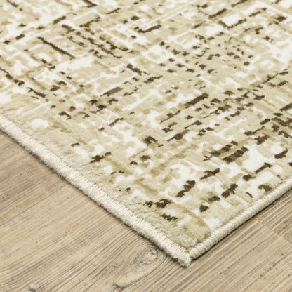 Oriental Weavers Reed  Ivory Brown Modern & Contemporary