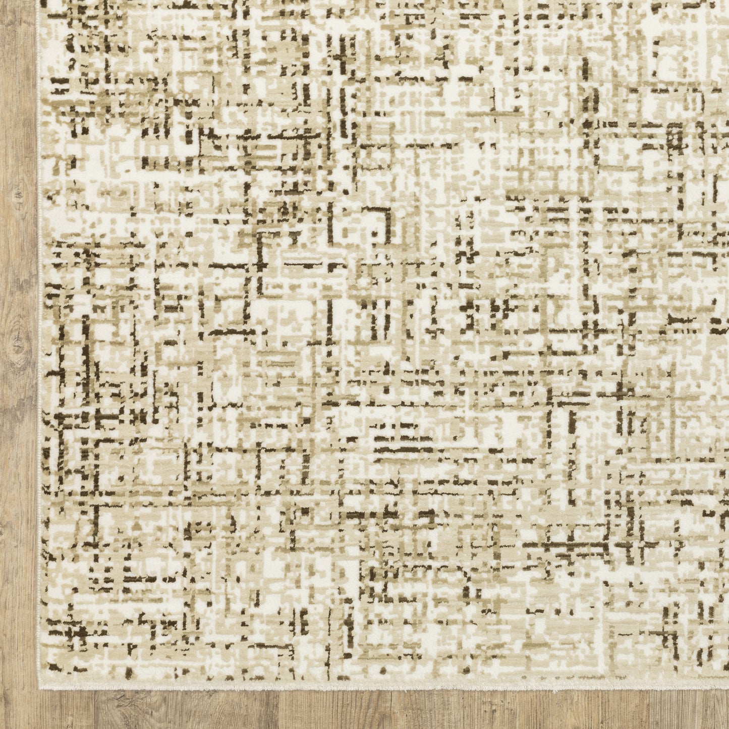 Oriental Weavers Reed  Ivory Brown Modern & Contemporary