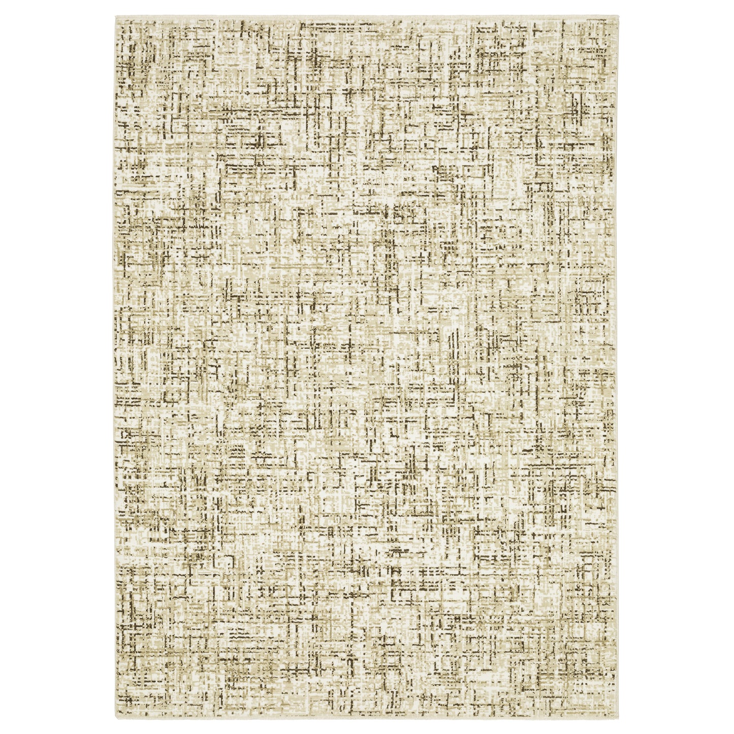 Oriental Weavers Reed  Ivory Brown Modern & Contemporary