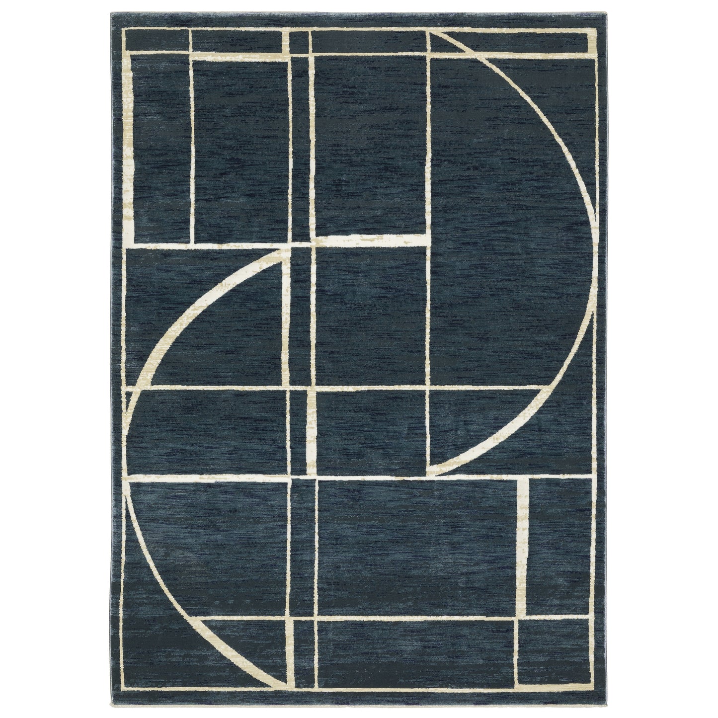 Oriental Weavers Reed  Blue Ivory Modern & Contemporary