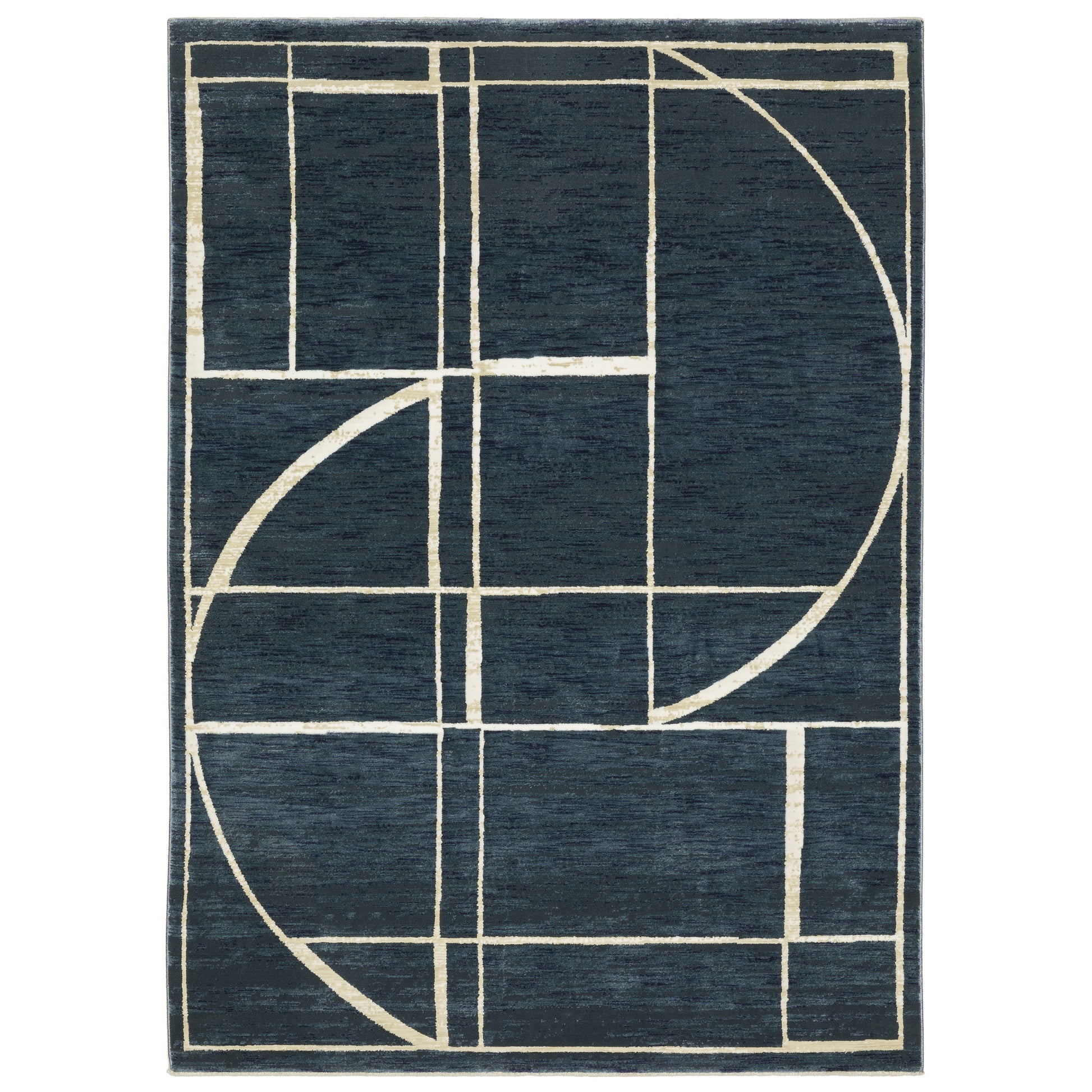 Oriental Weavers Reed  Blue Ivory Modern & Contemporary