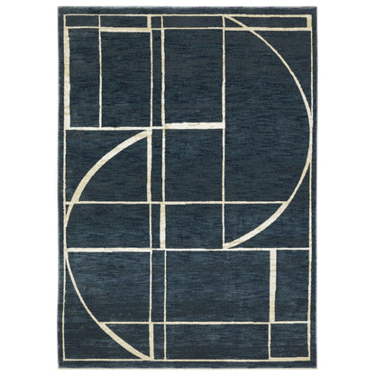 Oriental Weavers Reed  Blue Ivory Modern & Contemporary