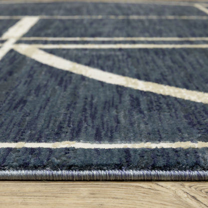 Oriental Weavers Reed  Blue Ivory Modern & Contemporary