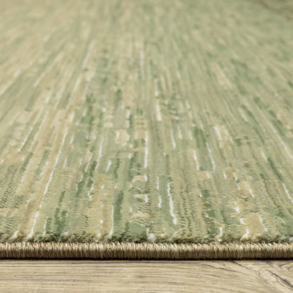 Oriental Weavers Reed  Brown Green Modern & Contemporary
