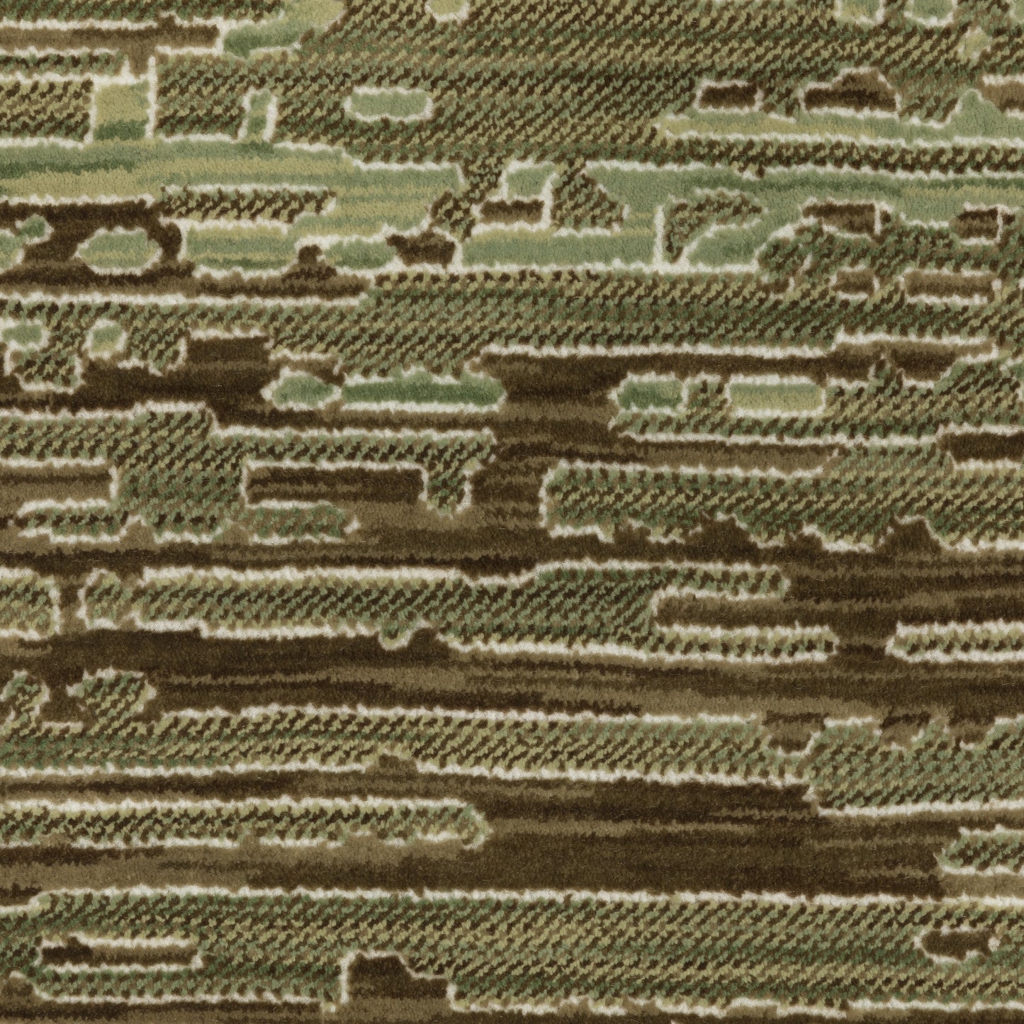 Oriental Weavers Reed  Brown Green Modern & Contemporary