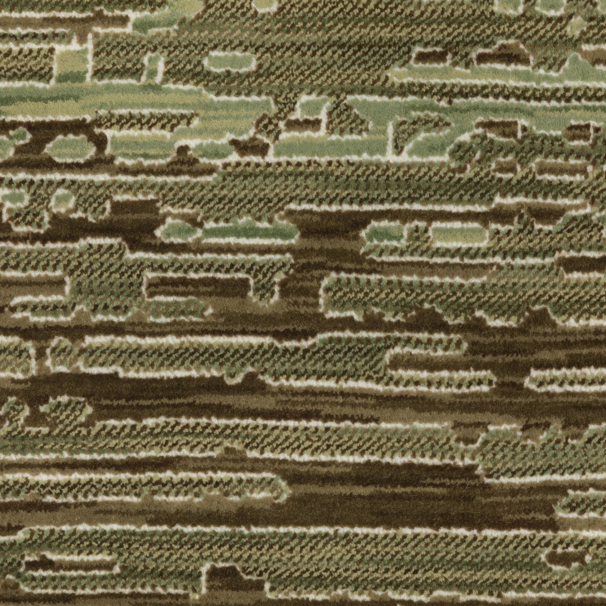 Oriental Weavers Reed  Brown Green Modern & Contemporary
