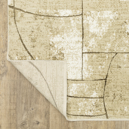 Oriental Weavers Reed  Beige Brown Modern & Contemporary