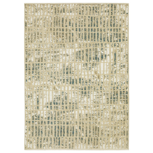 Oriental Weavers Reed  Beige Blue Modern & Contemporary