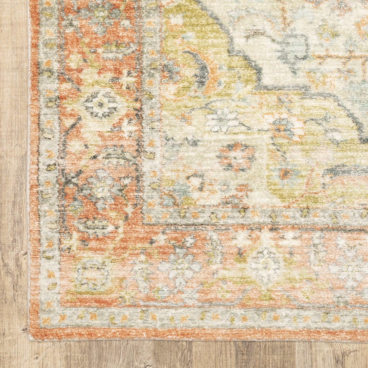 Oriental Weavers Savoy  Orange Silver Traditional