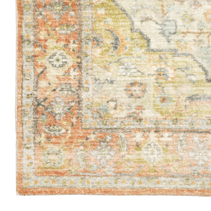 Oriental Weavers Savoy  Orange Silver Traditional