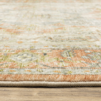 Oriental Weavers Savoy  Orange Silver Traditional