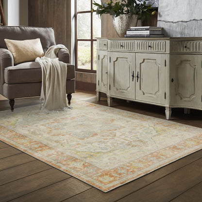 Oriental Weavers Savoy  Orange Silver Traditional