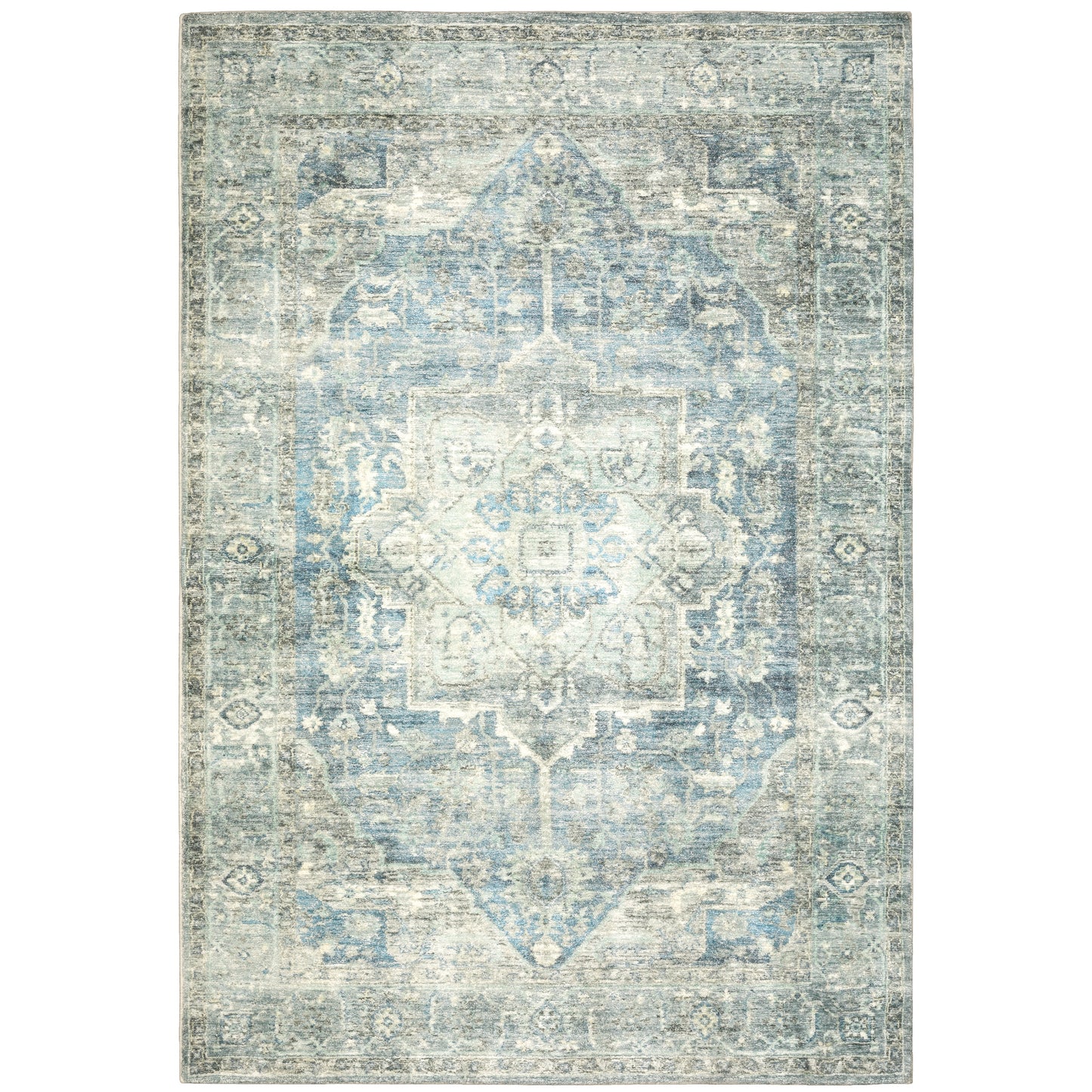 Oriental Weavers Savoy  Grey Blue Traditional