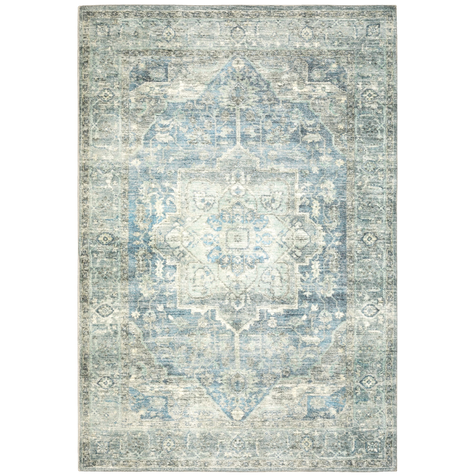 Oriental Weavers Savoy  Grey Blue Traditional
