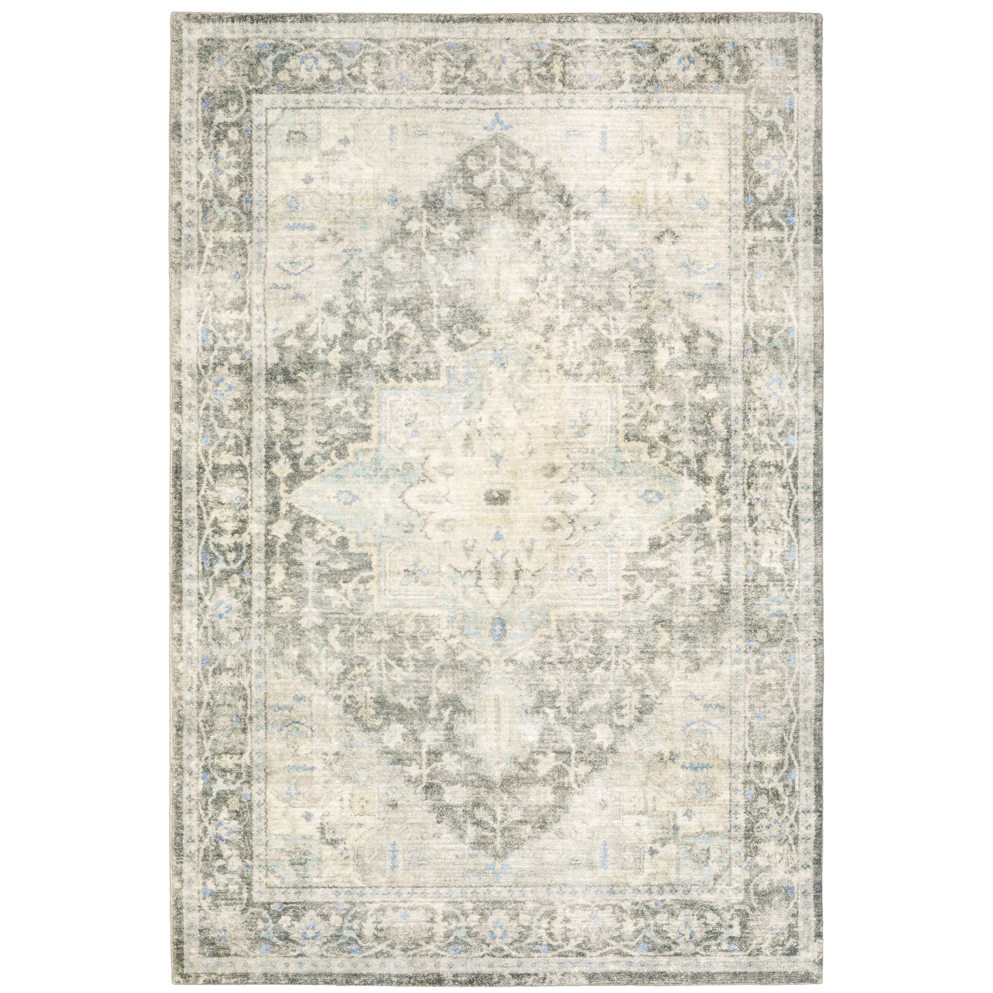 Oriental Weavers Savoy  Grey Ivory Traditional