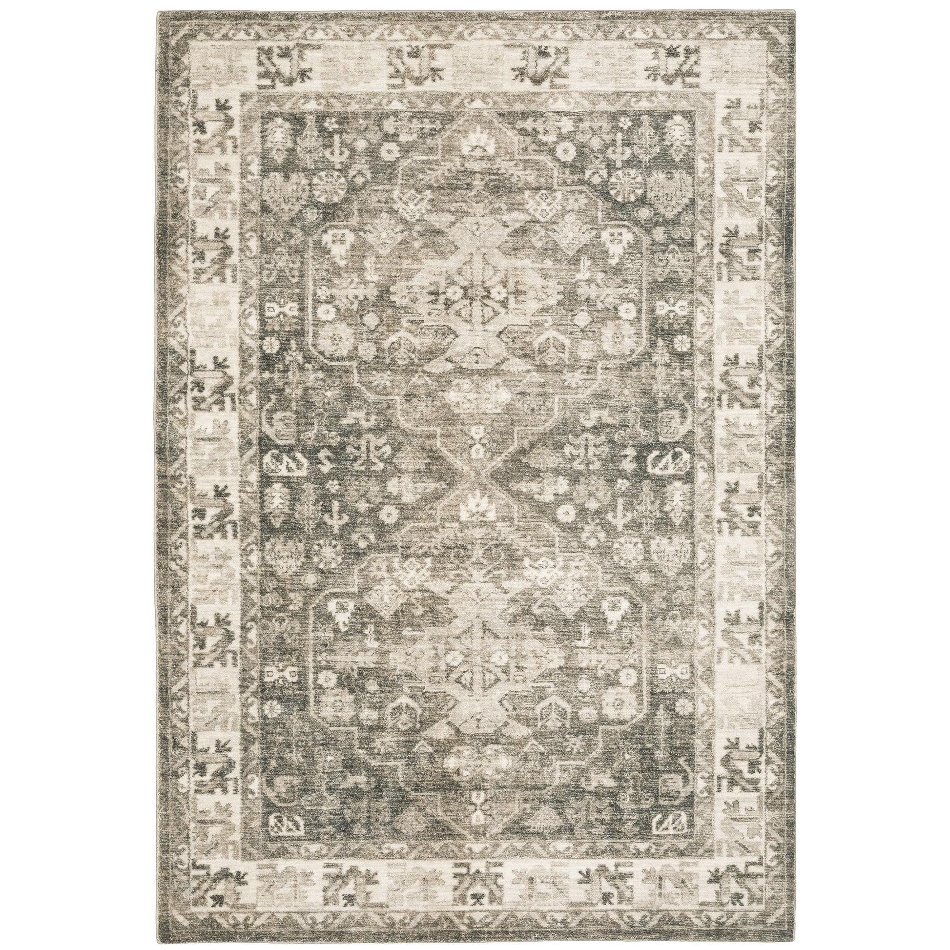 Oriental Weavers Savoy  Grey Ivory Traditional